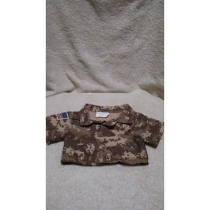 Build-A-Bear cammo shirt with American flag, buid a bear clothes
